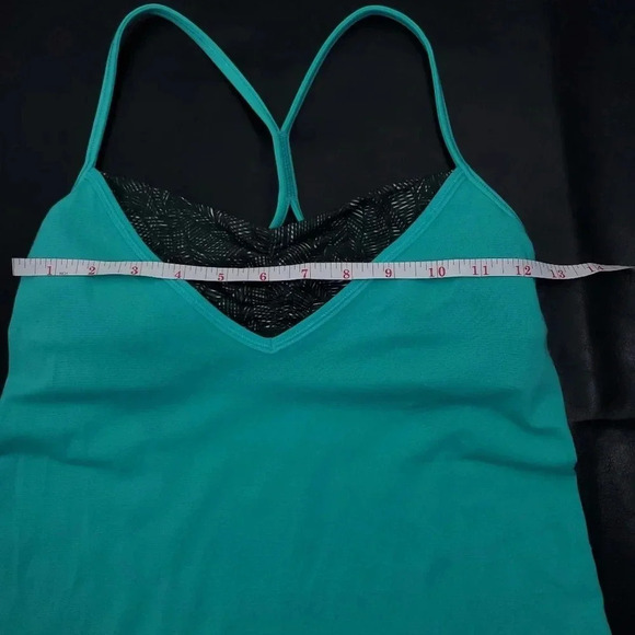 Lululemon | Roll Out Tank | Built in Bra | Bali Breeze/ Jazzy Green - Picture 4 of 7
